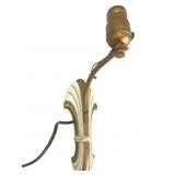 Art Deco Style Painted Cast Metal Wall Sconce