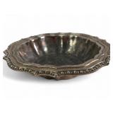 Avon Silverplate Scalloped Bowl, Italy
