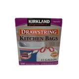 Kirkland Signature 13 Gallon Drawstring Bags