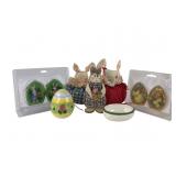 Avon and Weiss Hand-Painted Easter Decor Group
