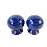 Fiesta Cobalt Blue Ceramic Salt and Pepper Shakers