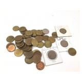 Assorted Vintage Arcade and Casino Gaming Tokens