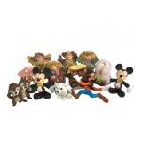 Disney and Resin Figurine Collection, 11 Pcs