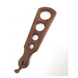 Hand-Carved Walnut Spaghetti Measure