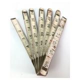 Vintage Lufkin Red End Folding Wood Rule