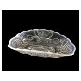 Jefferson Jewel and Fan Opalescent Dish