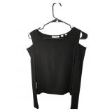 Barami Cold Shoulder Long Sleeve Top, Size M