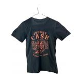 Johnny Cash Walk the Line Graphic T-Shirt, Size M