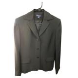 Ann Taylor 100% Silk Three-Button Blazer, Size 6