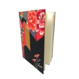 Japanese Style Floral Fabric Bound Blank Journal