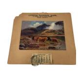 1915 Citizens National Bank Calendar, Romeo, MI