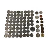 Assorted US Coin Collection, Nickels, Quarters