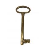 Large Cast Brass Skeleton Key