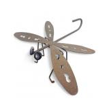 Handmade Recycled Metal Dragonfly Sculpture
