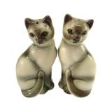 VTG Porcelain Siamese Cat Salt & Pepper Shakers