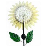 Six Foot Tall Metal Sunflower Garden Stake