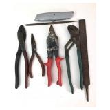 Wiss M5 Metal Snips and Assorted Hand Tools