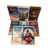Disney and Family Film VHS Collection, 8 Pieces