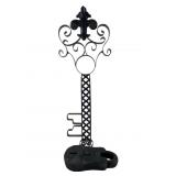 Hobby Lobby Fleur-de-Lis Key on Padlock Base