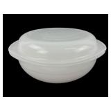 Pyrex 8 Inch Round White Milk Glass Casserole Dish