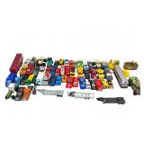 Assorted Die-Cast and Plastic Toy Vehicle Lot