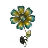 Metal and Acrylic Flower Garden Stake