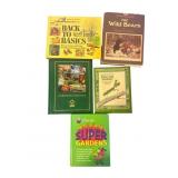 Lot of 5 Nature and Gardening Reference Books