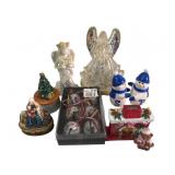 Assorted Christmas Figurines and Ornaments
