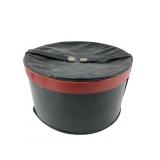 Daisy Vintage Round Hat Box with Gingham Lining