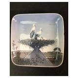 Royal Copenhagen Storks in Nest Porcelain Dish