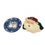 Bella Casa and Tabletops Unlimited Christmas Plate