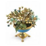 Jane Hutchinson for Gorham Enamel Flower Sculpture