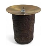 Amos Wallace Tlingit Style Cast Resin Candle Holde