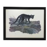 Nick Wilson Signed Margay Limited Edition Print