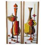 MCM Gravel Wall Art Wood Framed Panel (2)