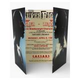 Hagler & Leonard 1987 Super Fight Program