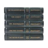 Easton Press J.R.R. Tolkien 5-Volume Leather Set