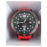 Sketchers Red & Black Man's Watch With Box