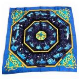 Hermes Paris Retour De Peche Silk Scarf