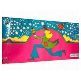 VTG Peter Max 1969 Star Runner Poster
