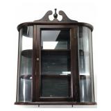 Butler Specialty Company Mahogany Wall Curio
