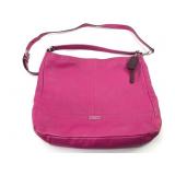 Coach Pink Pebbled Leather Hobo Handbag