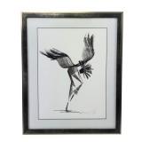 Signed Limited Edition Print Dancing Figure