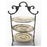 International Silver Co. 3-Tier Stand