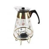 Pyrex Golden Starburst 12-Cup Carafe with Warmer