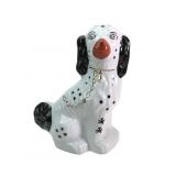 Staffordshire Style Hand-Painted Porcelain Spaniel