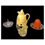 Kerry Glass Bird and Assorted Glassware Group