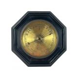 P. F. Bollenbach Octagonal Brass Wall Barometer