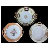 Noritake Hand-Painted Porcelain Handled Dishes