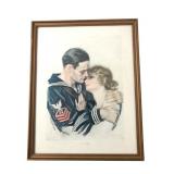 Harrison Fisher 'My Hero' Cosmopolitan Print